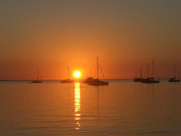 Sunset over Fisher's Bay