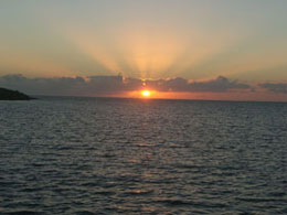 Sunset over Fisher's Bay